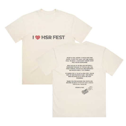 I <3 HSR Fest T-Shirt PRE-ORDER